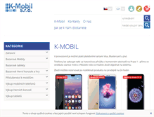 Tablet Screenshot of k-mobil.cz